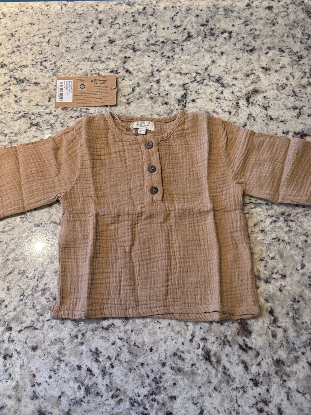 The Simple Folk Muslin Henley